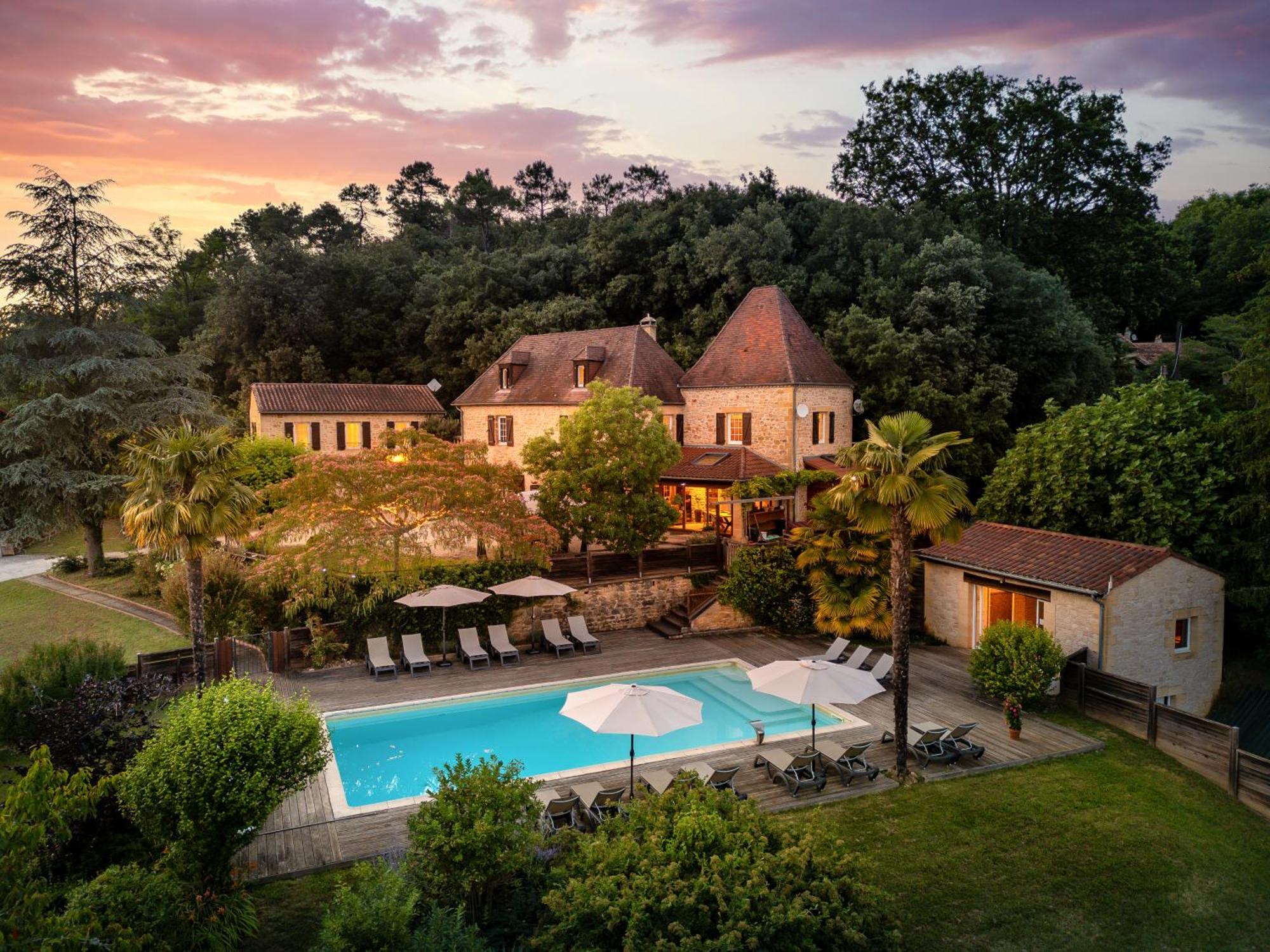 Domaine De Campagnac - Spa & Sauna Carsac-Aillac Eksteriør bilde