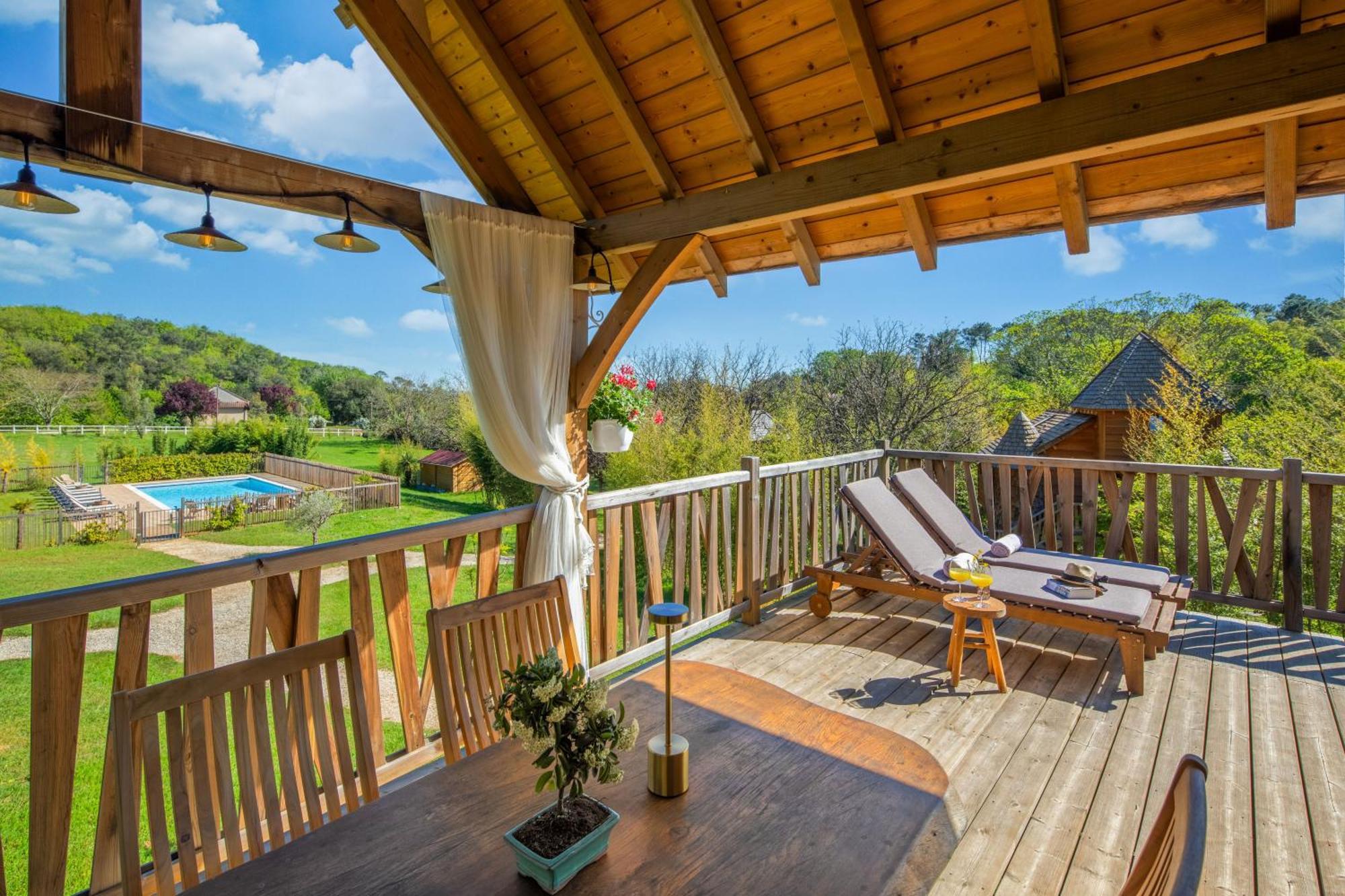 Domaine De Campagnac - Spa & Sauna Carsac-Aillac Eksteriør bilde